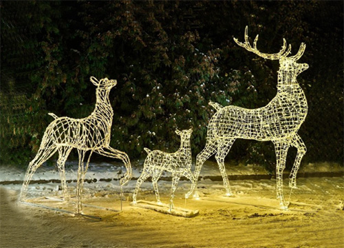 Светодиодные фигуры животных в Грозном